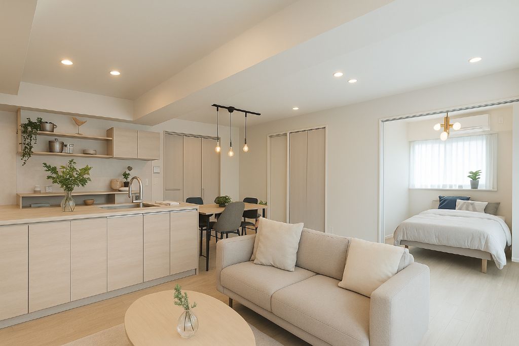 改装事例「安らぎ」へ続くhallowが完成いたしました